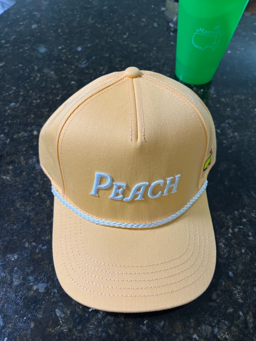 🍑 Masters “PEACH” Rope Hat – 2026 Drop | Augusta National Exclusive 🍑